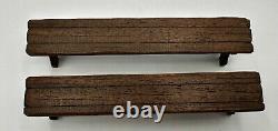 Dolls house miniature 112 ARTISAN Tudor dining table + benches