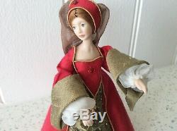 Dolls house miniature 112 ARTISAN Tudor lady doll by KATY SUE