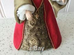 Dolls house miniature 112 ARTISAN Tudor lady doll by KATY SUE