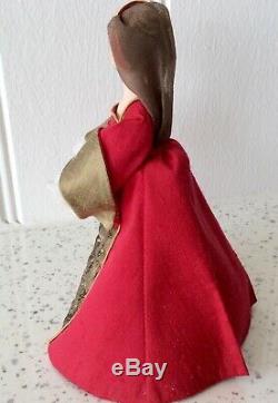 Dolls house miniature 112 ARTISAN Tudor lady doll by KATY SUE