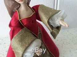 Dolls house miniature 112 ARTISAN Tudor lady doll by KATY SUE