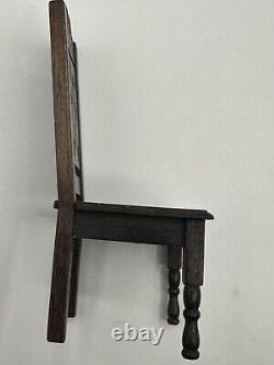 Dolls house miniature 112 ARTISAN Tudor style chair by NORMAN JONES