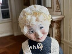 Dolls house miniature 112 ARTISAN Victorian maid lady doll by JOY DEAN 2000