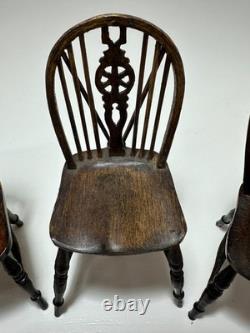 Dolls house miniature 112 ARTISAN Windsor chairs x 3 from THE SINGING TREE