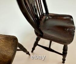 Dolls house miniature 112 ARTISAN Windsor chairs x 3 from THE SINGING TREE