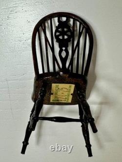 Dolls house miniature 112 ARTISAN Windsor chairs x 3 from THE SINGING TREE