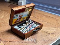 Dolls house miniature 112 ARTISAN artist's paintbox by GERMAIN CARIOU