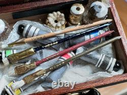 Dolls house miniature 112 ARTISAN artist's paintbox by GERMAIN CARIOU