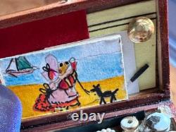 Dolls house miniature 112 ARTISAN artist's paintbox by GERMAIN CARIOU
