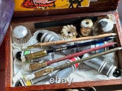 Dolls house miniature 112 ARTISAN artist's paintbox by GERMAIN CARIOU