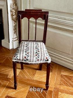 Dolls house miniature 112 ARTISAN chair by DENNIS JENVEY from THE SINGING TREE