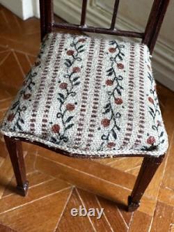 Dolls house miniature 112 ARTISAN chair by DENNIS JENVEY from THE SINGING TREE