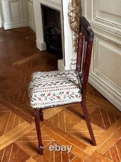 Dolls house miniature 112 ARTISAN chair by DENNIS JENVEY from THE SINGING TREE