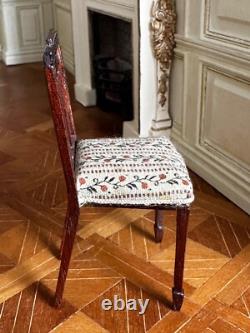 Dolls house miniature 112 ARTISAN chair by DENNIS JENVEY from THE SINGING TREE