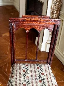 Dolls house miniature 112 ARTISAN chair by DENNIS JENVEY from THE SINGING TREE
