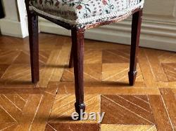 Dolls house miniature 112 ARTISAN chair by DENNIS JENVEY from THE SINGING TREE