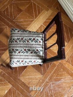 Dolls house miniature 112 ARTISAN chair by DENNIS JENVEY from THE SINGING TREE