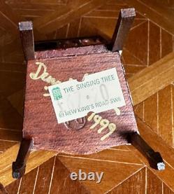 Dolls house miniature 112 ARTISAN chair by DENNIS JENVEY from THE SINGING TREE