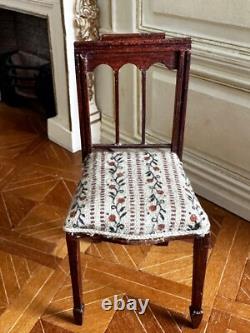 Dolls house miniature 112 ARTISAN chair by DENNIS JENVEY from THE SINGING TREE