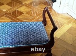 Dolls house miniature 112 ARTISAN chaise longue by LYNN PALMER 2014