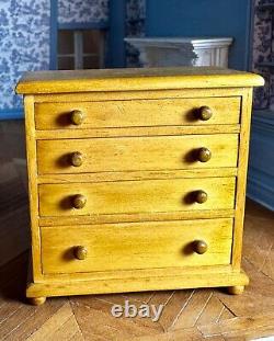 Dolls house miniature 112 ARTISAN chest of drawers by IAN HOLORAN