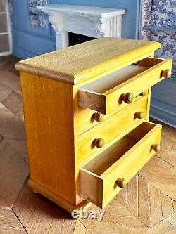 Dolls house miniature 112 ARTISAN chest of drawers by IAN HOLORAN