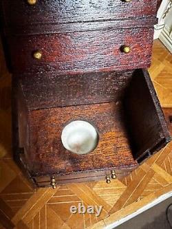 Dolls house miniature 112 ARTISAN chest of drawers / commode by JIM WHITEHEAD