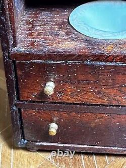 Dolls house miniature 112 ARTISAN chest of drawers / commode by JIM WHITEHEAD