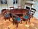 Dolls House Miniature 112 Artisan Dining Table + Six Chairs