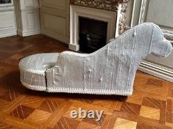 Dolls house miniature 112 ARTISAN elegant chaise longue