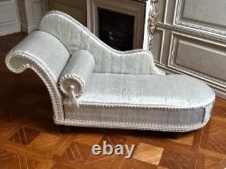 Dolls house miniature 112 ARTISAN elegant chaise longue