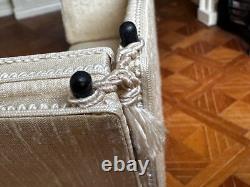 Dolls house miniature 112 ARTISAN elegant knoll sofa settee