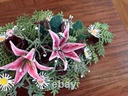 Dolls house miniature 112 ARTISAN floral table arrangement