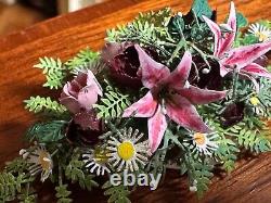 Dolls house miniature 112 ARTISAN floral table arrangement