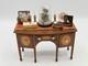 Dolls House Miniature 112 Artisan Fully Dressed Sideboard