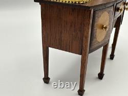 Dolls house miniature 112 ARTISAN fully dressed sideboard