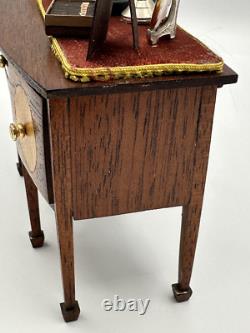 Dolls house miniature 112 ARTISAN fully dressed sideboard