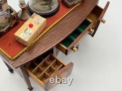 Dolls house miniature 112 ARTISAN fully dressed sideboard