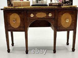 Dolls house miniature 112 ARTISAN fully dressed sideboard