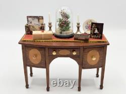 Dolls house miniature 112 ARTISAN fully dressed sideboard