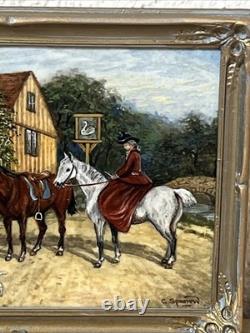 Dolls house miniature 112 ARTISAN genuine oil painting by CHRIS SPARROW