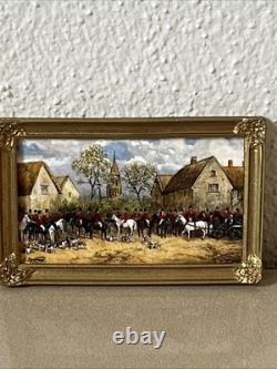 Dolls house miniature 112 ARTISAN genuine oil painting by CHRIS SPARROW