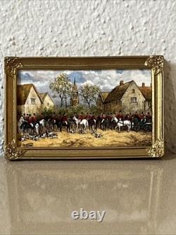 Dolls house miniature 112 ARTISAN genuine oil painting by CHRIS SPARROW