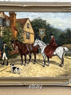 Dolls house miniature 112 ARTISAN genuine oil painting by CHRIS SPARROW