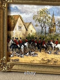 Dolls house miniature 112 ARTISAN genuine oil painting by CHRIS SPARROW