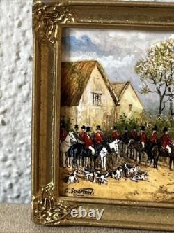 Dolls house miniature 112 ARTISAN genuine oil painting by CHRIS SPARROW