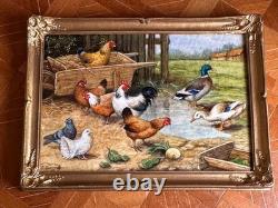 Dolls house miniature 112 ARTISAN genuine oil painting by CHRIS SPARROW