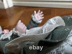 Dolls house miniature 112 ARTISAN girl doll by JILL BENNETT POSEABLE