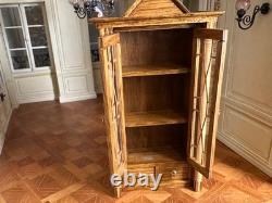 Dolls house miniature 112 ARTISAN glazed display cabinet / dresser