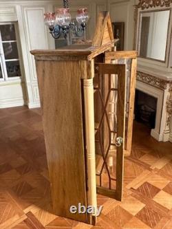 Dolls house miniature 112 ARTISAN glazed display cabinet / dresser